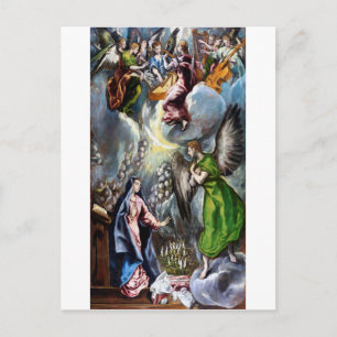 Cartão Postal O anúncio, El Greco