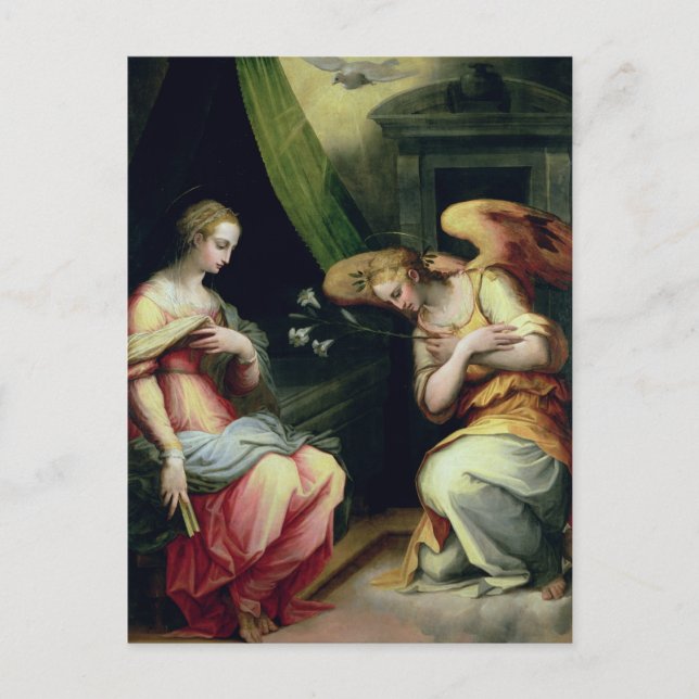 Cartão Postal O anúncio (óleo no painel) 3 (Frente)