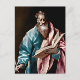 Cartão Postal O Apóstolo São Mateus por El Greco