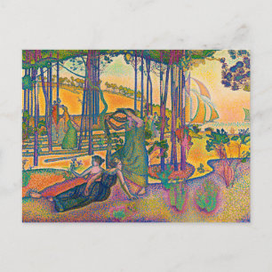 Cartão Postal O Ar da Noite por Henri-Edmond Cross (1893)