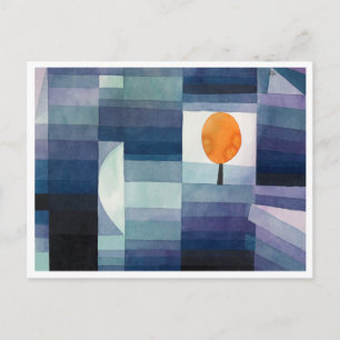 Cartão Postal O Arauto do Outono (1922) por Paul Klee