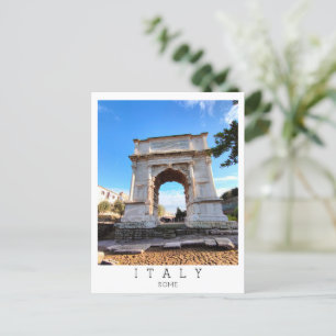 Cartão Postal O Arco de Titus, Roma, Itália