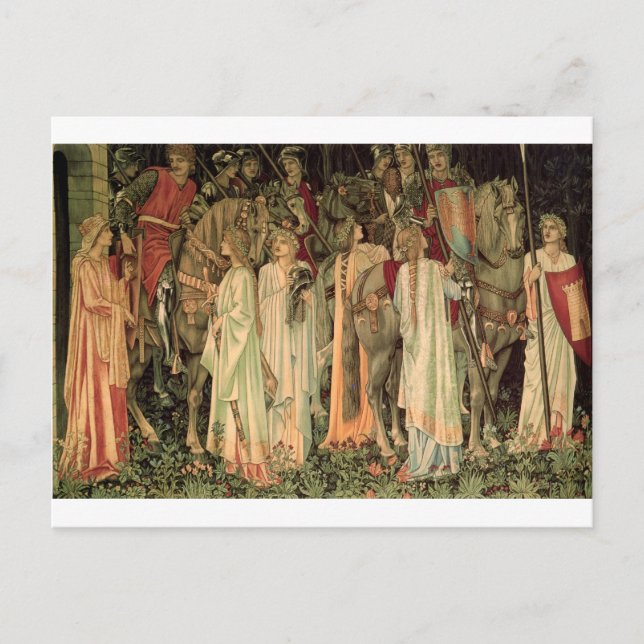 Cartão Postal O Armo e a Partida dos Cavaleiros (Frente)