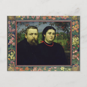 Cartão Postal O Artista com sua Esposa Bonicella, 1887