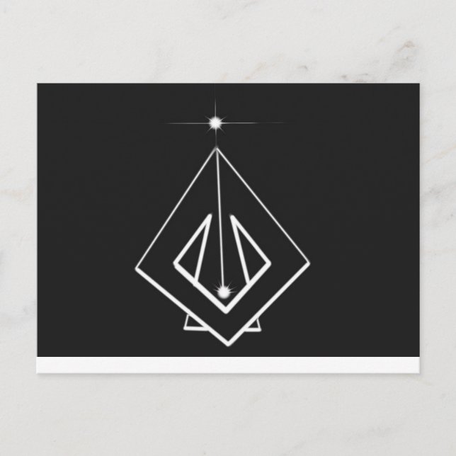 Cartão Postal O Avião Causal. (Frente)