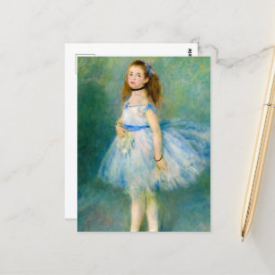 Cartão Postal O bailarino de Pierre-Auguste Renoir