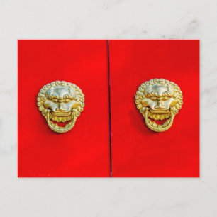 Cartão Postal O bairro Yuer Hutong, Pequim