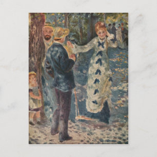 Cartão Postal O Balanço (1876) de Pierre-Auguste Renoir