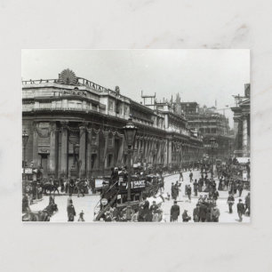 Cartão Postal O Bank of England decorou para a Rainha