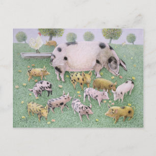 Cartão Postal O Banquete da Apple