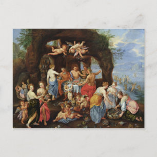 Cartão Postal O Banquete dos deuses
