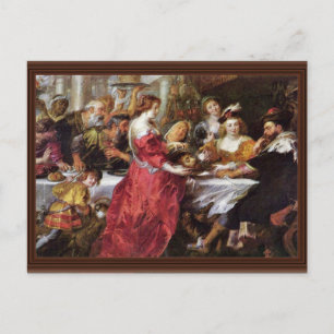 Cartão Postal O Banquete Dos Herododes Por Rubens Peter Paul