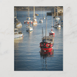 Cartão Postal O Barco Vermelho