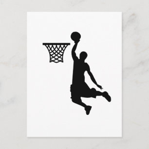 Cartão Postal O basquetebol é grandes esportes