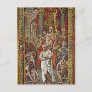 Cartão Postal O batismo de Clovis I
