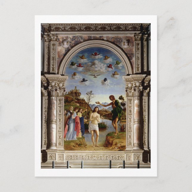 Cartão Postal O batismo do Cristo 2 (Frente)