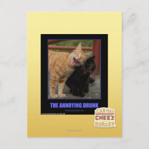 Cartão Postal O Bebado irritante