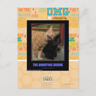 Cartão Postal O Bebado irritante