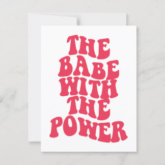 Cartão Postal O bebê com o poder