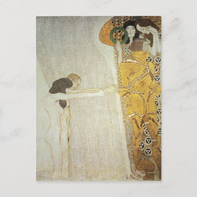 Cartão Postal O Beethoven Frieze: O desejo pela felicidade (Frente)