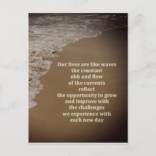 Cartão Postal O Bei e o Fluxo de Vida (Frente)