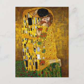 Cartão Postal O Beijo de Gustav Klimt