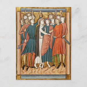 Cartão Postal O Beijo de Judas, "Psautier a l'Usage de Paris"