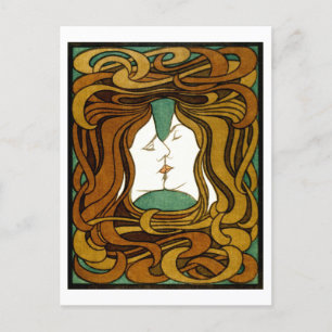 Cartão Postal O Beijo de Peter Behrens