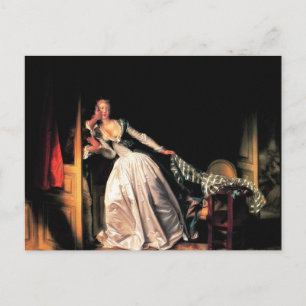 Cartão Postal O Beijo Roubado por Jean-Honore Fragonard