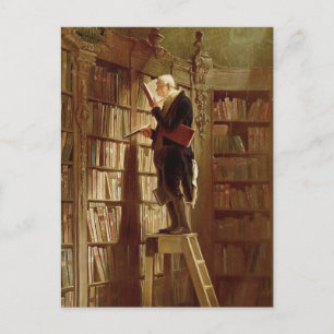 Cartão Postal O Bibliófilo