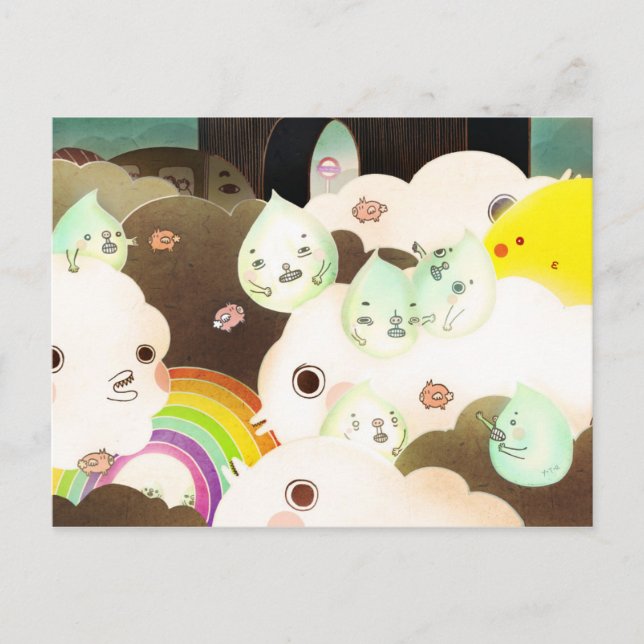 Cartão Postal O bom e velho tempo britânico de 2014 (Frente)