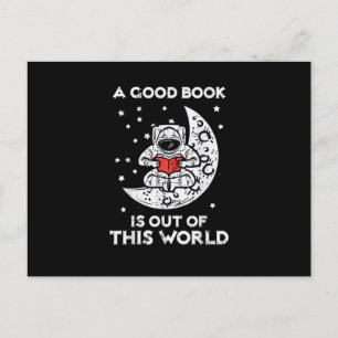 Cartão Postal O Bom Livro Está Fora Deste Mundo