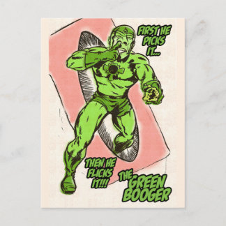 Cartão Postal O Booger Verde
