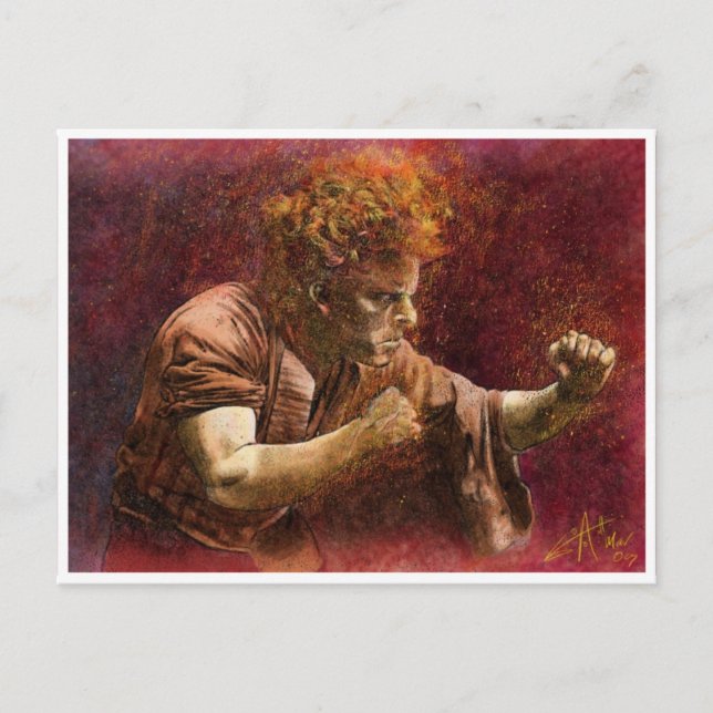 Cartão Postal O Boxer (Frente)