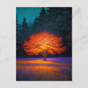 Cartão Postal O brilho transcendente da árvore do Ouro
