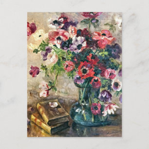Cartão Postal O Buquê das Anêmonas Luce Boyals