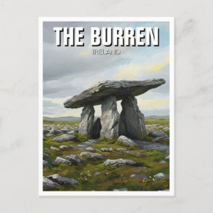 Cartão Postal O Burren Irlanda Poulnabrone Dolmen Viagem