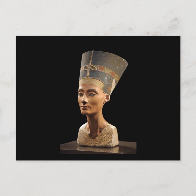 Cartão Postal O busto da Rainha Nefertiti (Frente)