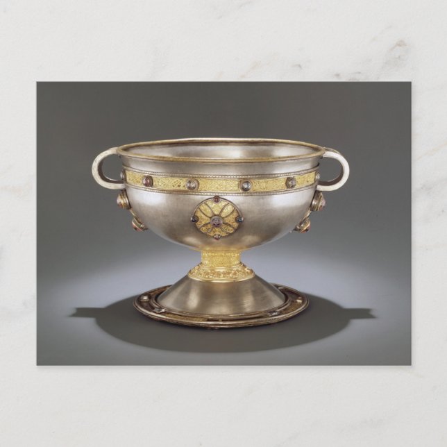 Cartão Postal O cálice de Ardagh, Reerasta, quintilha jocosa do (Frente)