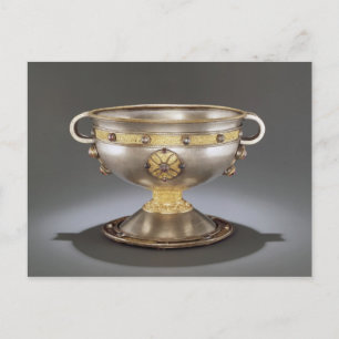 Cartão Postal O cálice de Ardagh, Reerasta, quintilha jocosa do