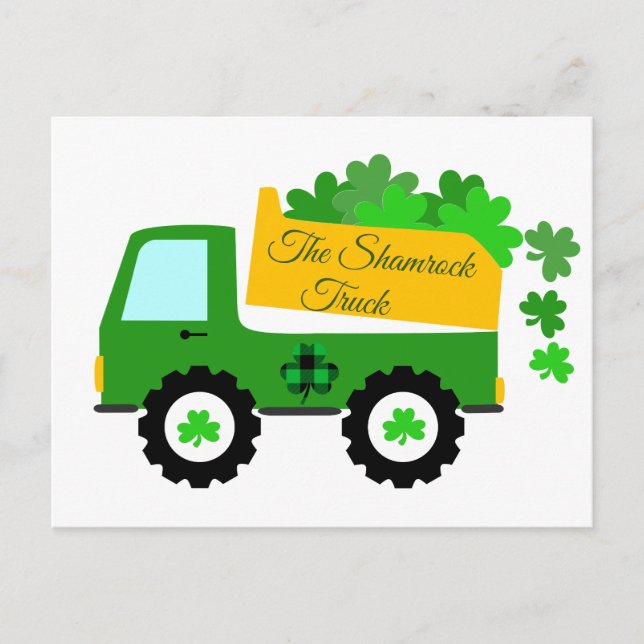 Cartão Postal O Caminhão Shamrock (Frente)
