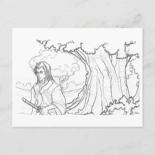 Cartão Postal O caminho do Guerreiro (Frente)