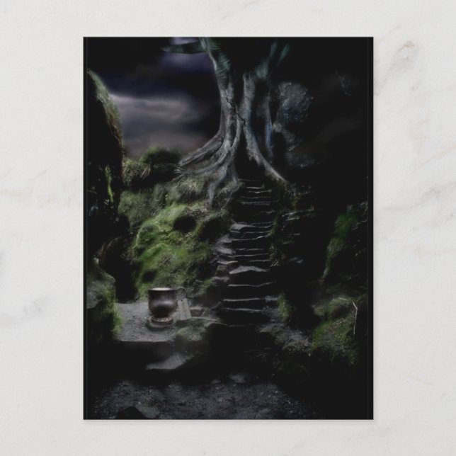 Cartão Postal o caminho para a terra maravilhosa (Frente)