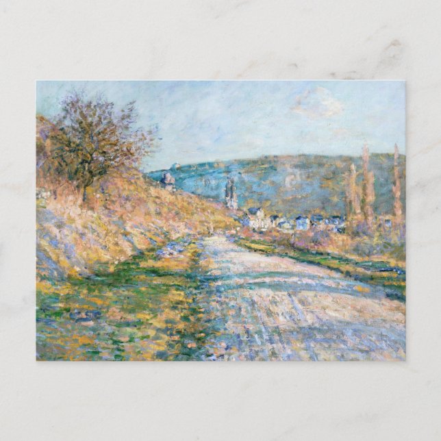 Cartão Postal O Caminho para Vétheuil | Claude Monet (Frente)