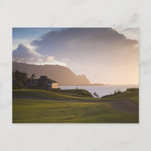 Cartão Postal O campo de golfe Makai em Princeville
