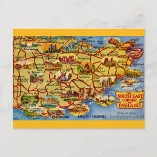 Cartão Postal O canto sudeste da Inglaterra