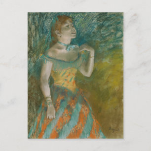 Cartão Postal O Cantor em Verde - Edgar Degas