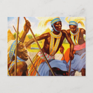 Cartão Postal O cantor Tribe