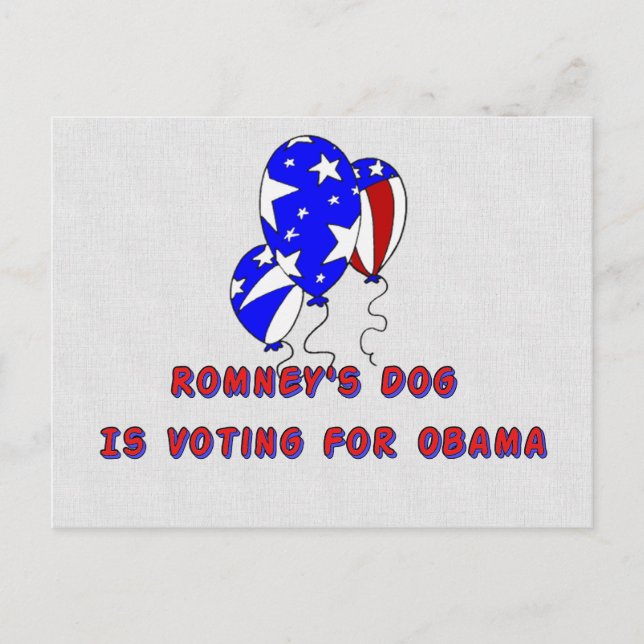 Cartão Postal O Cão de Romney (Frente)