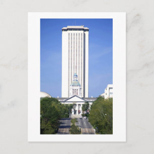 Cartão Postal O Capitólio Estatal da Flórida, em Tallahassee,